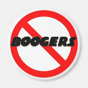 No Boogers Magnet
