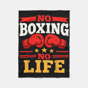 No Boxing No Life Boxing Gloves Boxing Gloves _3  Fleece Blanket