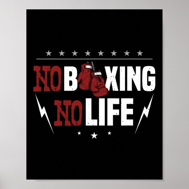 No Boxing No Life For A Boxer  Poster (Front)