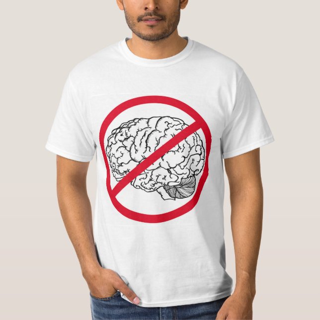 No Brain T-Shirt (Front)