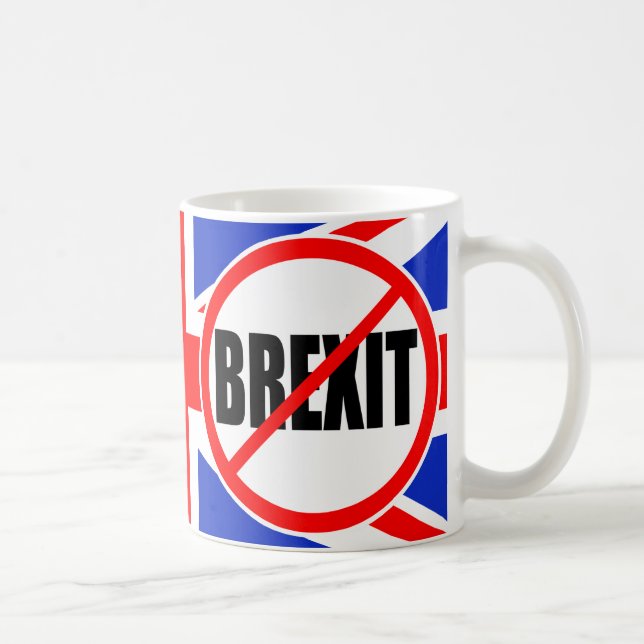 "NO BREXIT" COFFEE MUG (Right)