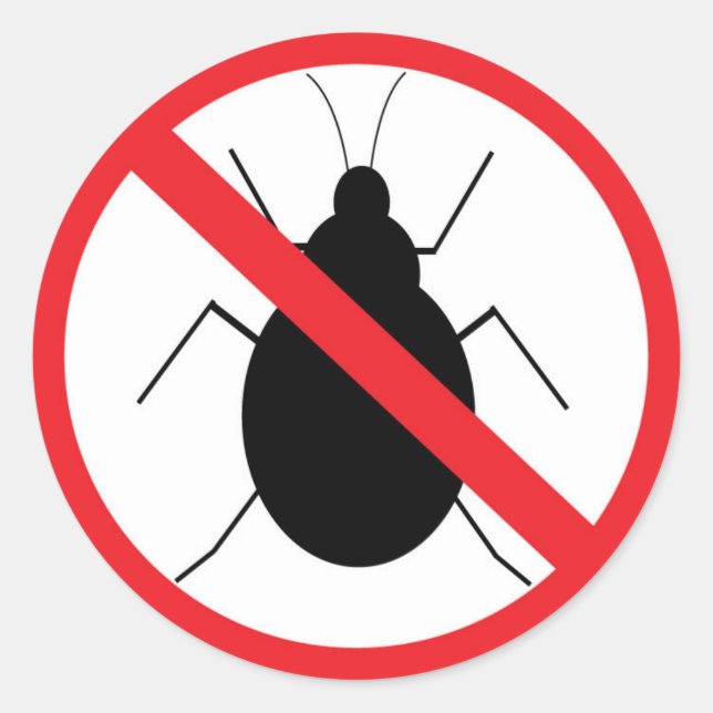 No Bug Sticker (Front)