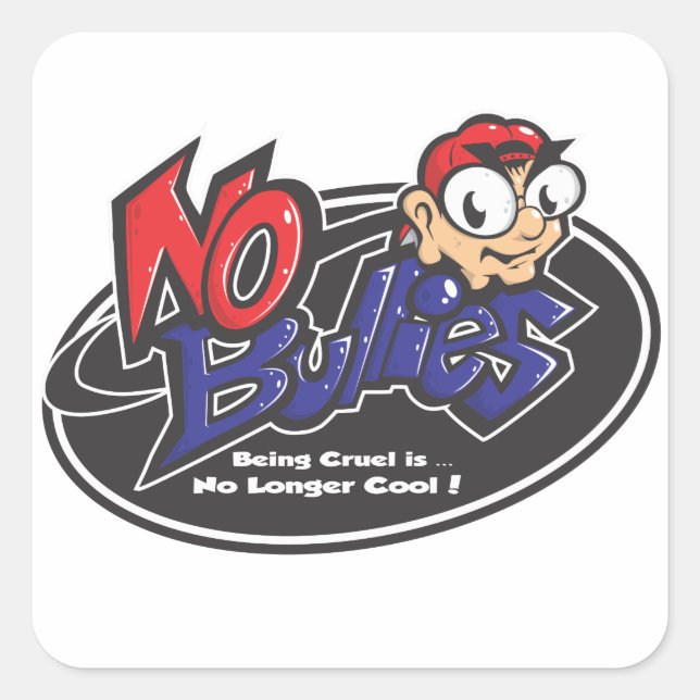 No Bullies Stickers (Front)