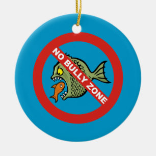 No Bully Zone Ceramic Tree Decoration