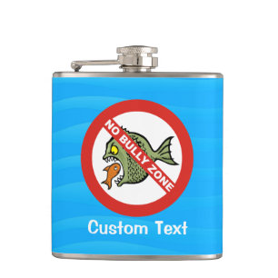 No Bully Zone Hip Flask