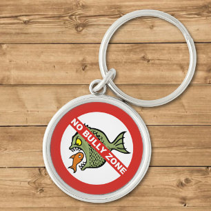 No Bully Zone Key Ring