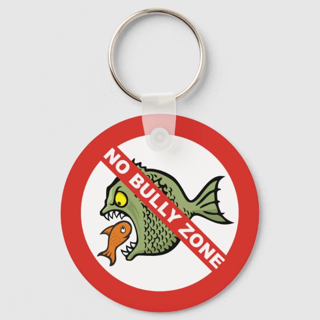 No Bully Zone Keychain (Front)
