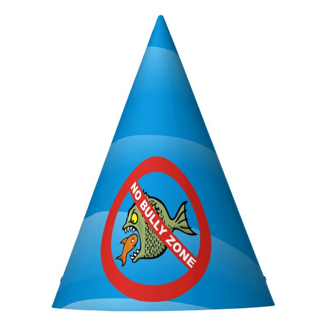 No Bully Zone Party Hat (Front)