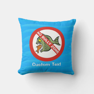 No Bully Zone Throw Pillow