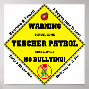 No Bullying Aloud Poster