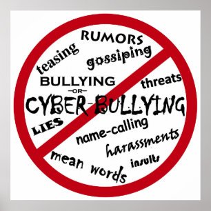 No Bullying Message Rather Choose Kindness Be Kind Poster