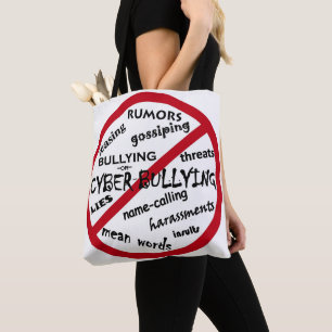 No Bullying Message Rather Choose Kindness Be Kind Tote Bag