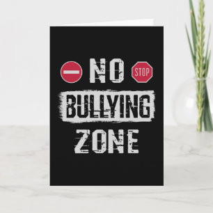 No Bullying Zone Card