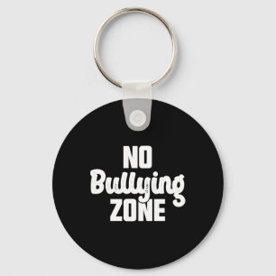 No Bullying Zone Stop Bullying Kindness Orange Key Ring