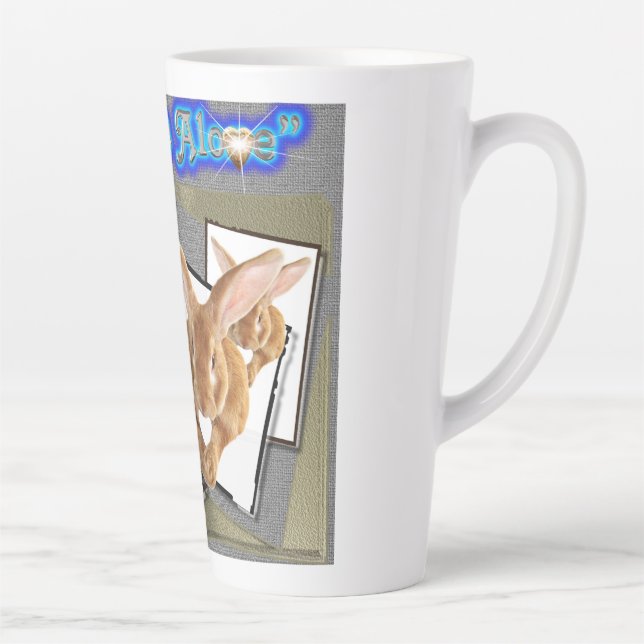 No Bun Alone    Latte Mug (Right)