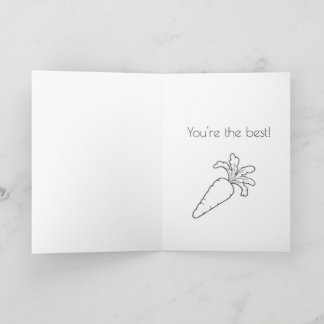 No butt's about it... card