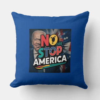 No Can Stop America Pillow - Patriotic Home Décor