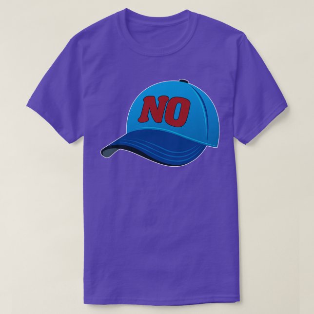 No Cap Hat Emoji T-Shirt (Design Front)