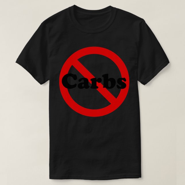 No Carbs T-Shirt (Design Front)
