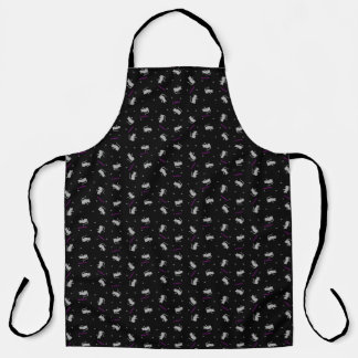 No cat, no life black apron