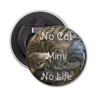 No Cat No Life Bottle Opener