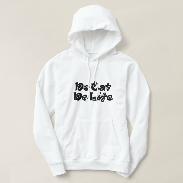 No Cat No Life Hoodie (Design Front)