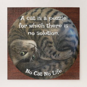 No Cat No Life Jigsaw Puzzle