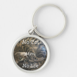 No Cat No Life Key Ring