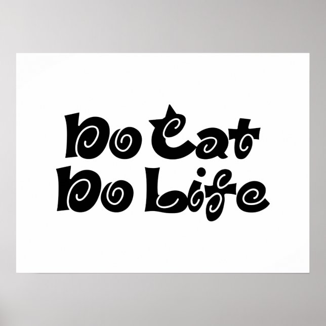 No Cat No Life Poster (Front)
