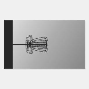 No Chain, No Gain Rectangular Sticker