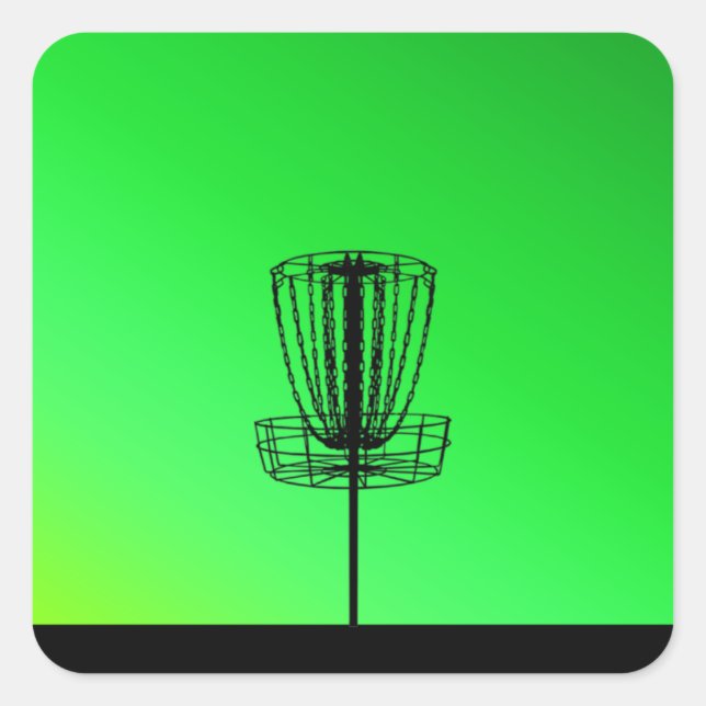 No Chain, No Gain Square Sticker (Front)