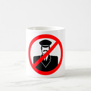 No Chauffeur Allowed Symbol Funny Warning Coffee Mug