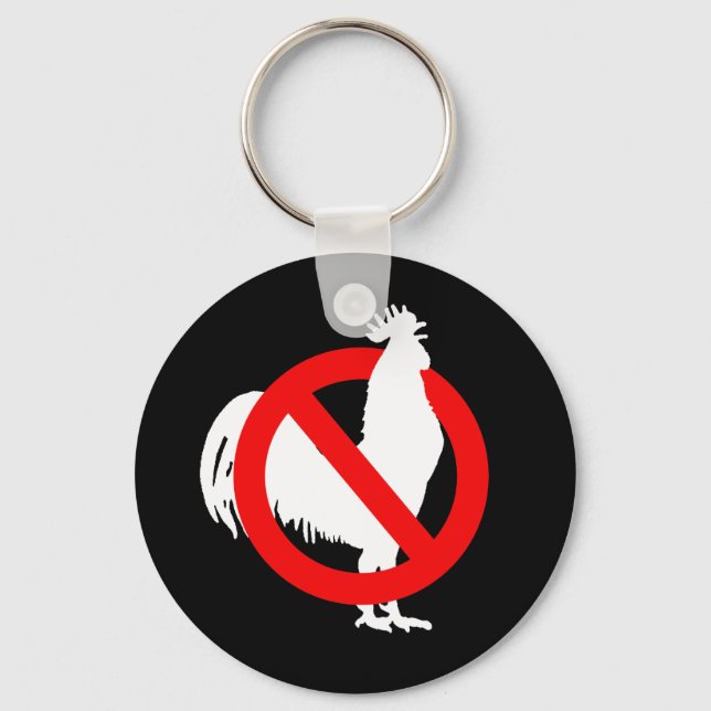 No (Chicken) Key Ring (Front)