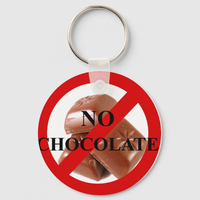 No chocolate key ring (Front)