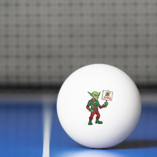 No Christmas – Rebel Alien Style Ping Pong Ball