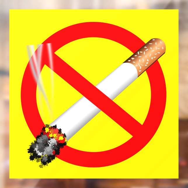 (No Cigarettes) No Smoking Label (Sheet 2)