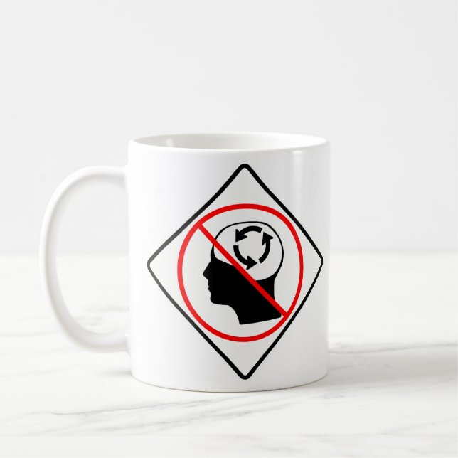 No Circular Reasoning mug (Left)