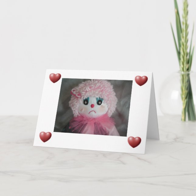 No Clowning Around Card (Front)