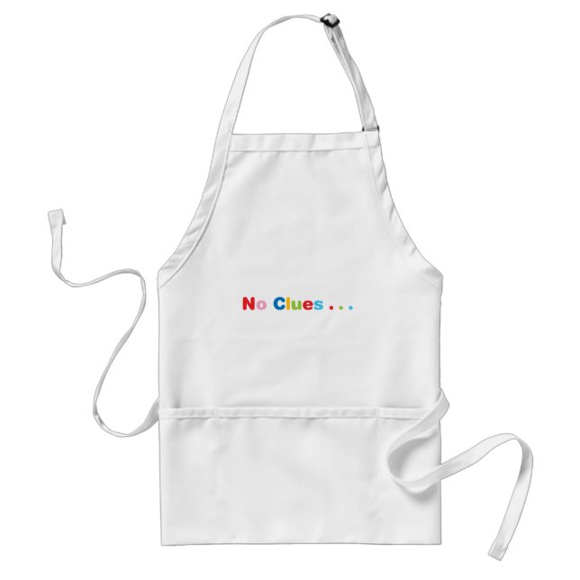 No Clues Standard Apron (Front)