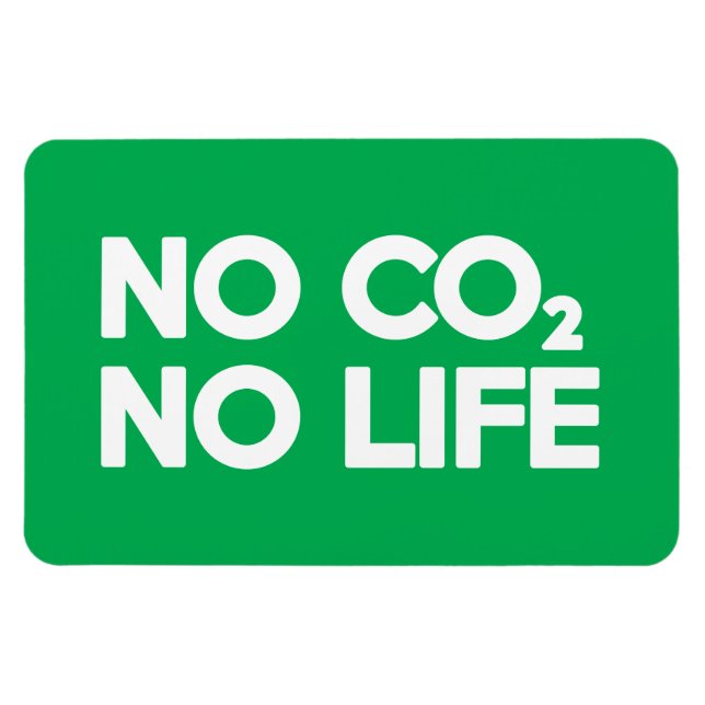 NO CO2 NO LIFE MAGNET (Horizontal)