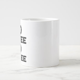 NO COFFE NO WORKEE LARGE COFFEE MUG
