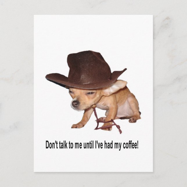 No Coffee Postcard (Front)