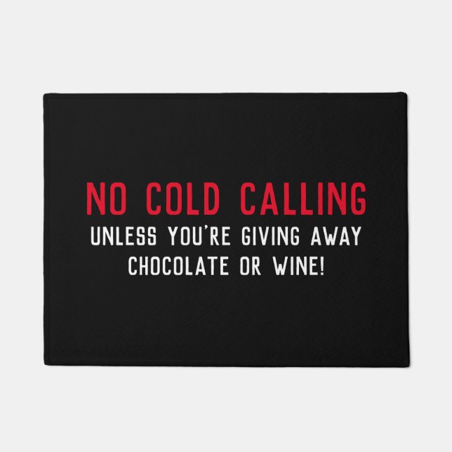 No Cold Calling  Doormat (Front)