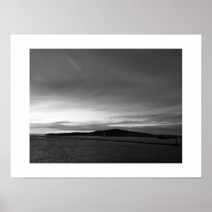 No Colours in the Sky Black and White Photography Poster
