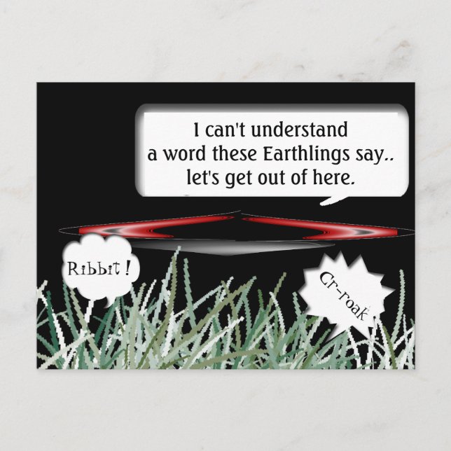No communication postcard (Front)