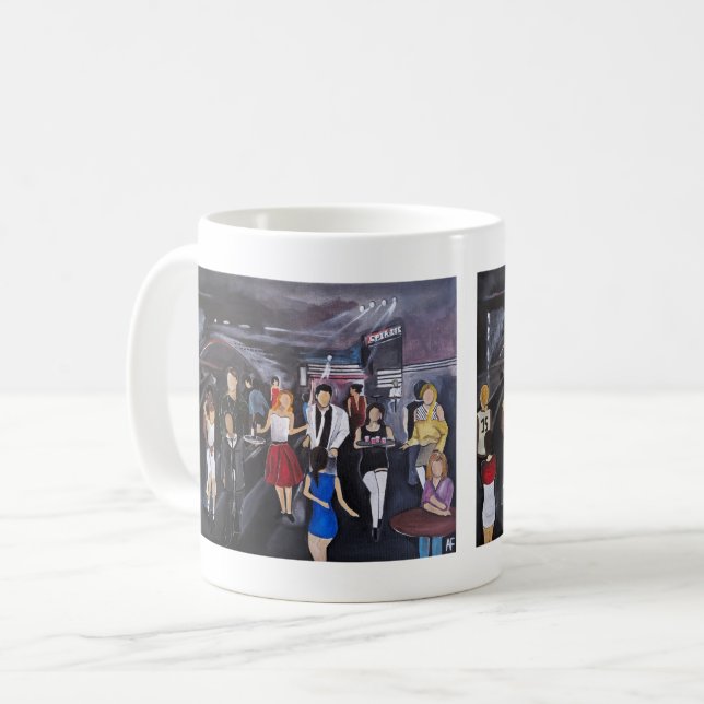 No Control Painting by Alfred Fox  Coffee Mug (Front Left)
