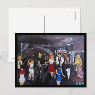 No Control Painting by Alfred Fox Postcard