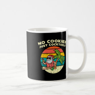 No Cookies Just Tails Santa Beach Christmas In Jul Coffee Mug