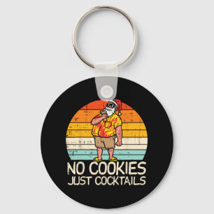 No Cookies Tails Santa Summer Christmas In July Xm Key Ring