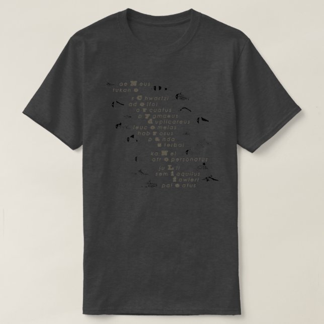 No Corydoras No LifeMonochrome ver T-Shirt (Design Front)